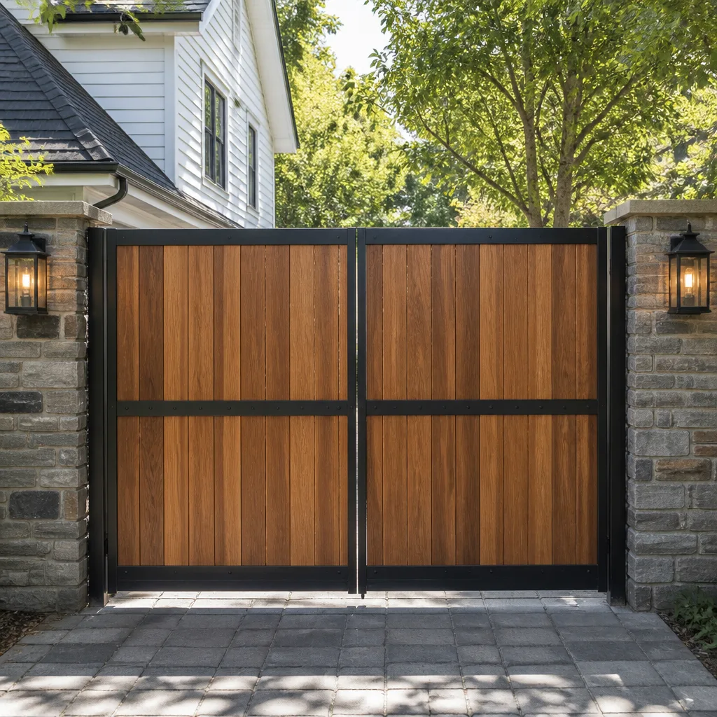 Wood & steel frame