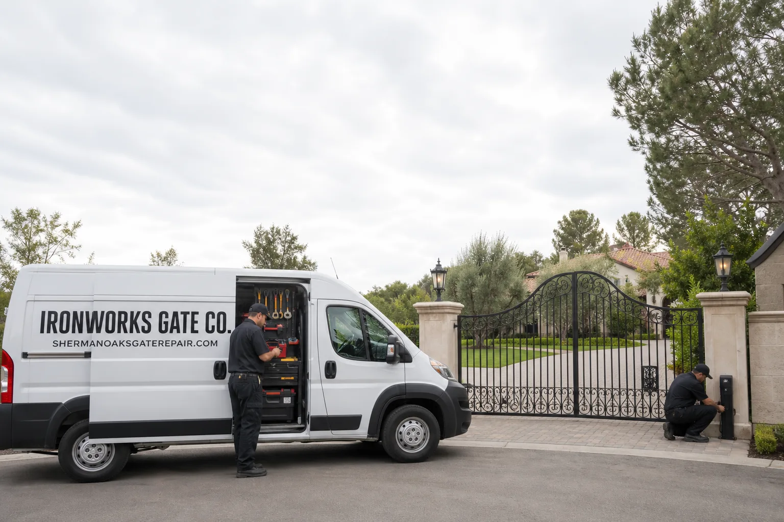 Gate Repair in Sherman Oaks, CA | Ironworks Gate Co.